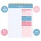 To-Do List Notepad Daily Planner with 52 Undated Tear-Off Sheets 6.5" x 9.8" Checklist Productivity Organizer with Hourly Schedule